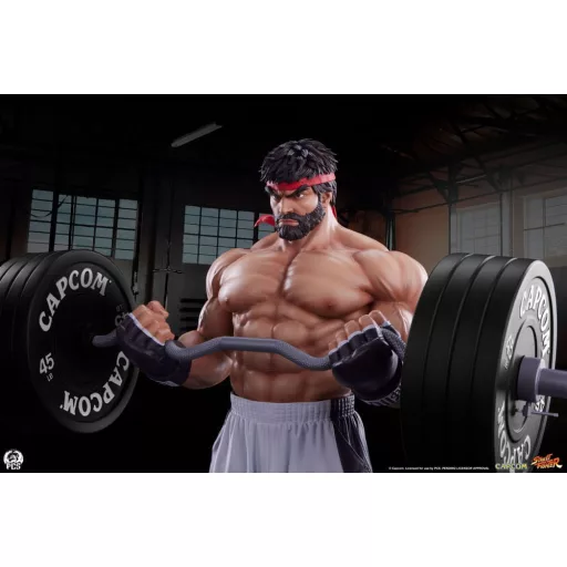 Street Fighter Premier Series Statue 1/4 Ryu Battle Edition: Powerlifting 53 cm