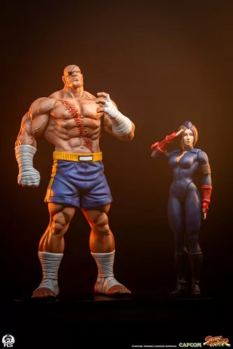 Street Fighter Street Jam Statuen 1/10 Sagat & Juli 24 cm