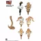 Earthworm Jim Accessory Pack Wave 1: Worm Body & Jim Heads