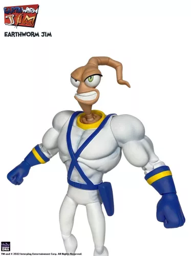 Earthworm Jim Accessory Pack Wave 1: Worm Body & Jim Heads