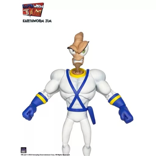 Earthworm Jim Accessory Pack Wave 1: Worm Body & Jim Heads