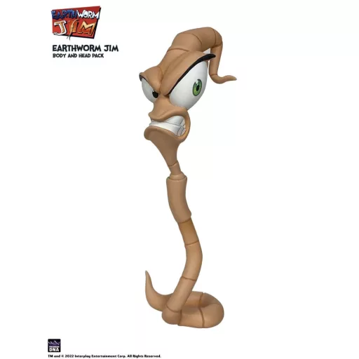 Earthworm Jim Accessory Pack Wave 1: Worm Body & Jim Heads