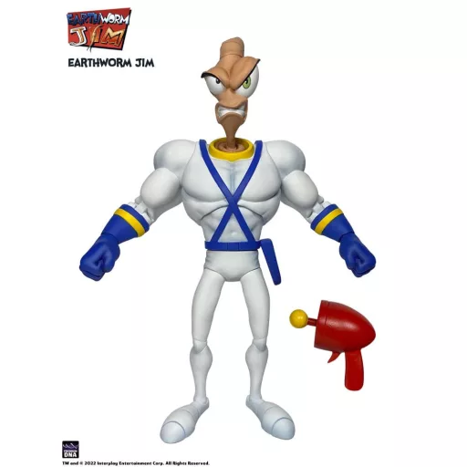 Earthworm Jim Accessory Pack Wave 1: Worm Body & Jim Heads