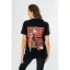 DC Comics T-Shirt Harley Quinn Front Back Warning