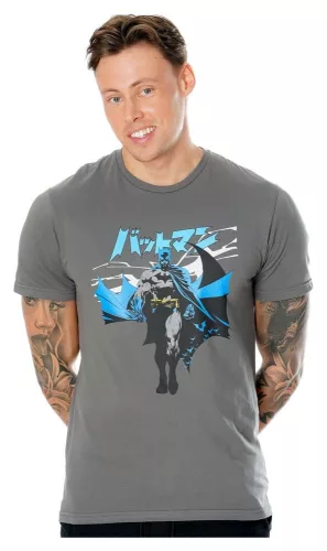 DC Comics T-Shirt Batman Manga Cape Size XL