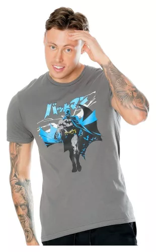 DC Comics T-Shirt Batman Manga Cape Size XXL