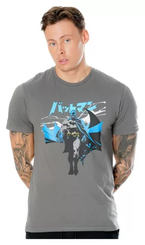 DC Comics T-Shirt Batman Manga Cape Size XXL