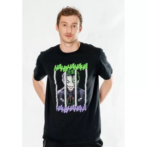 DC Comics T-Shirt The Joker Anime Smile Size XXL