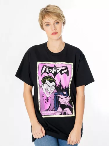 Batman T-Shirt Joker Anime Poster Size L