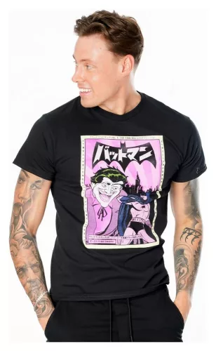 Batman T-Shirt Joker Anime Poster Size M