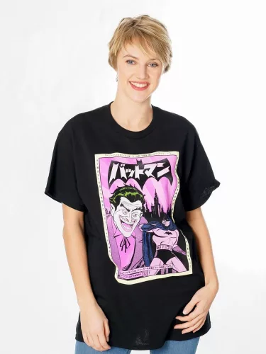 Batman T-Shirt Joker Anime Poster Size M