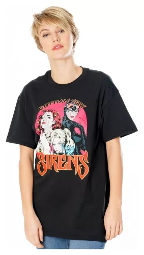 Gotham City Sirens T-Shirt Vintage Poster Size XL
