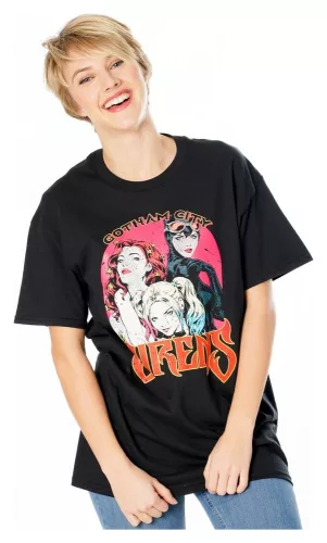Gotham City Sirens T-Shirt Vintage Poster Size XL