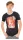 Gotham City Sirens T-Shirt Crossword Black Ringer Size XL