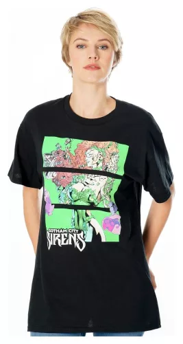 Gotham City Sirens T-Shirt Poison Ivy Sirens Cash Black Size XL