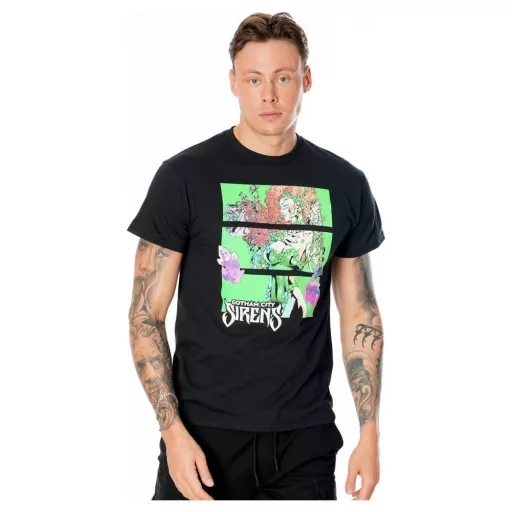 Gotham City Sirens T-Shirt Poison Ivy Sirens Cash Black