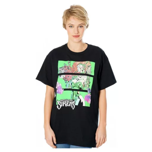 Gotham City Sirens T-Shirt Poison Ivy Sirens Cash Black