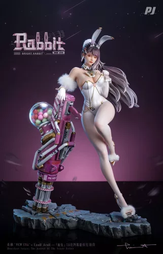 Original Character PVC Szobor 1/6 Bright Rabbit Illustration by Loull Aroll x New Era 37 cm