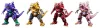 Godzilla x Evangelion Gekizou Series Statues 4-Pack Type-3 Kiryu Eva colour Ver. Metallic color Limited Ver. 9 cm