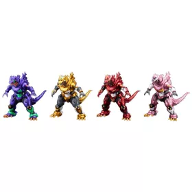   Godzilla x Evangelion Gekizou Series Statues 4-Pack Type-3 Kiryu Eva colour Ver. Metallic color Limited Ver. 9 cm
