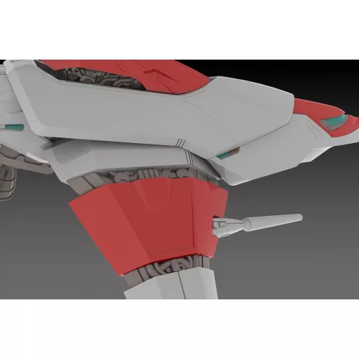 Dariusburst CS Core Plastic Kit 1/144 Legend Silver Hawk 3F-1B Space Fighter 14 cm