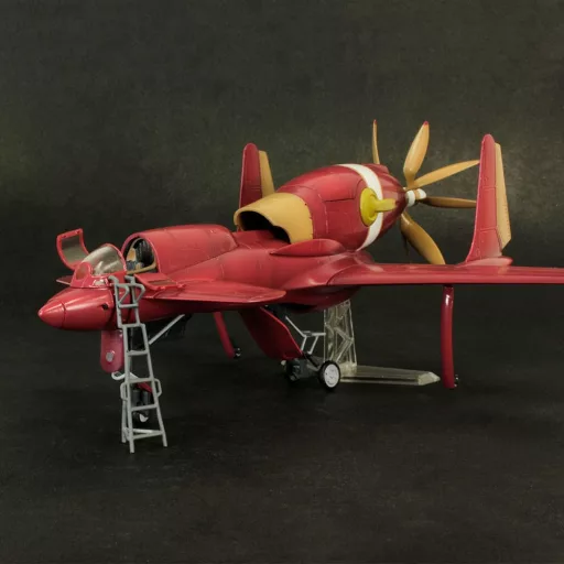 Royal Space Force: The Wings of Honnêamis Plastic Model Kit 1/72 Honneamise Oukoku Air Force Fighter Schira-DOW 3rd (Single Seat Type) 21 cm