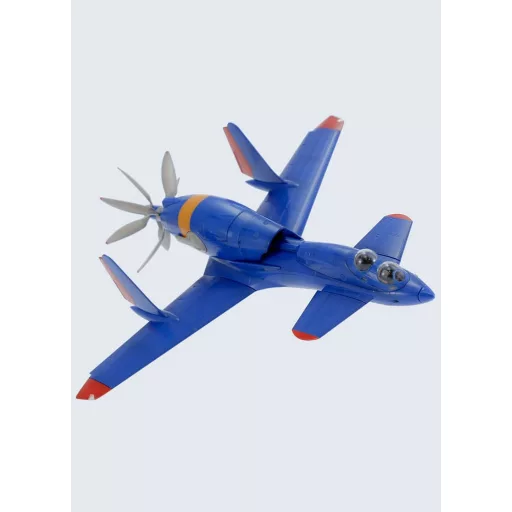 Royal Space Force: The Wings of Honnêamis Plastic Model Kit 1/72 Honneamise Oukoku Air Force Fighter Schira-DOW 3rd (Two-seater) 21 cm