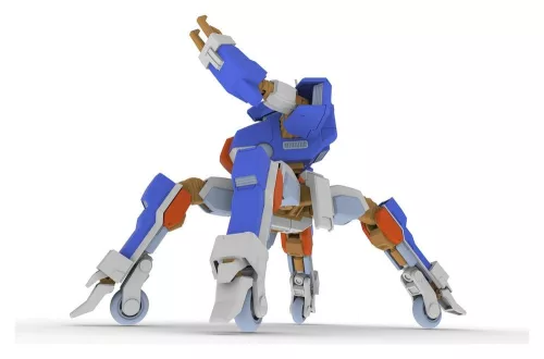 Wolf Fang Sky Fang 2001 Plastic Model Kit TYPE03 Karyu 12 cm