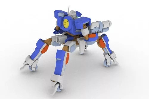 Wolf Fang Sky Fang 2001 Plastic Model Kit TYPE03 Karyu 12 cm