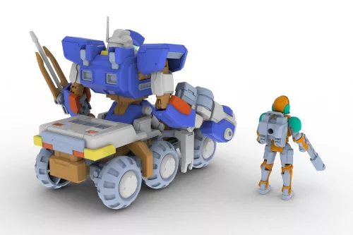 Wolf Fang Sky Fang 2001 Plastic Model Kit TYPE04 Shinryu 10 cm