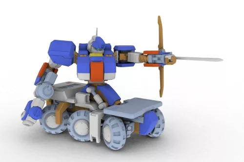 Wolf Fang Sky Fang 2001 Plastic Model Kit TYPE04 Shinryu 10 cm