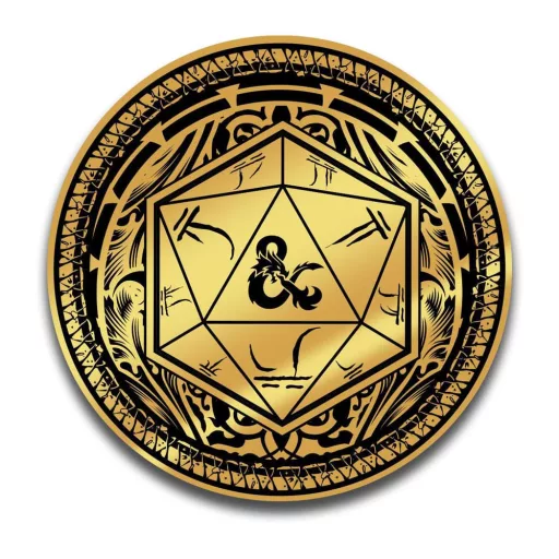 Dungeons & Dragons Pins Blind Box Mystery Mystery D20 Pins Assortment (10)