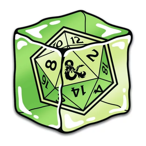 Dungeons & Dragons Pins Blind Box Mystery Mystery D20 Pins Assortment (10)