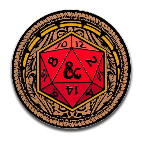Dungeons & Dragons Pins Blind Box Mystery Mystery D20 Pins Assortment (10)