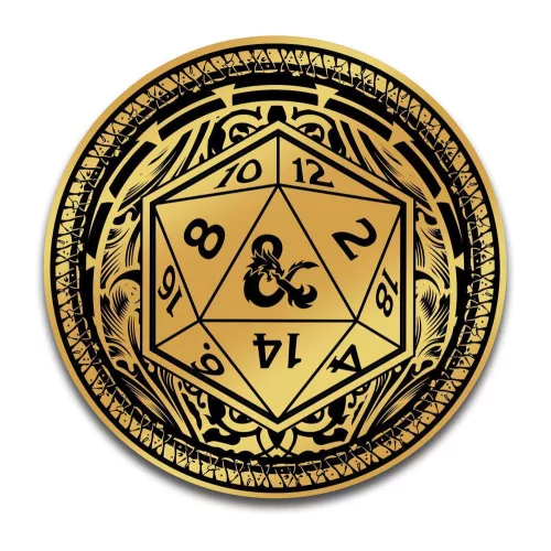 Dungeons & Dragons Pins Blind Box Mystery Mystery D20 Pins Assortment (10)