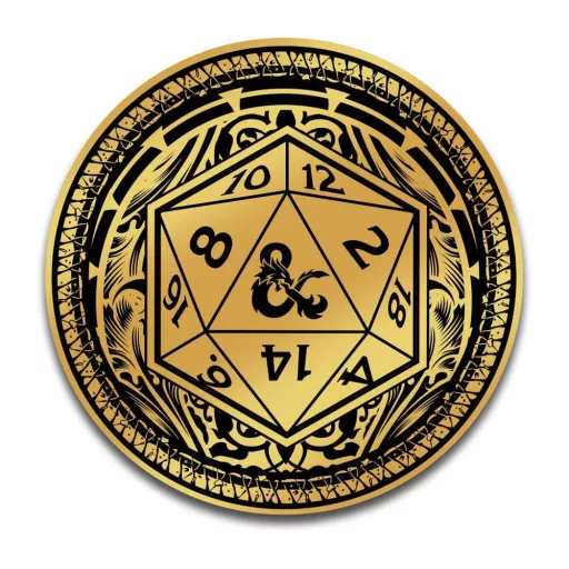 Dungeons & Dragons Pins Blind Box Mystery Mystery D20 Pins Assortment (10)