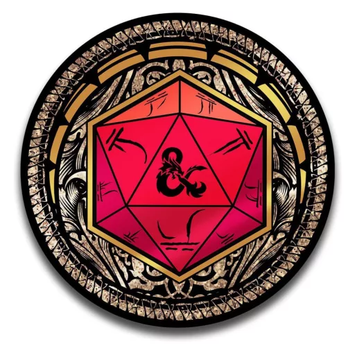 Dungeons & Dragons Pins Blind Box Mystery Mystery D20 Pins Assortment (10)