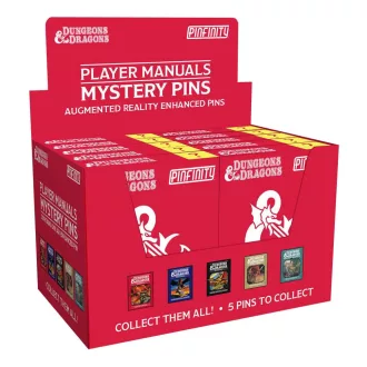   Dungeons & Dragons Pins Blind Box Mystery Mystery Player Manuel Pins Assortment (10)