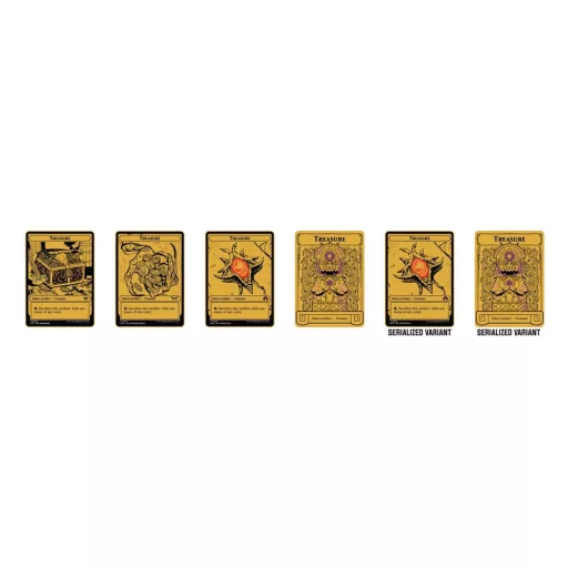 Magic: The Gathering Token Blind Box Mystery Treasure Token Assortment (10)