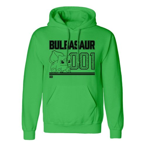 Pokemon Hooded Sweater Bulbasaur Line Art Size L