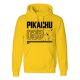 Pokemon Hooded Sweater Pikachu Line Art Size M