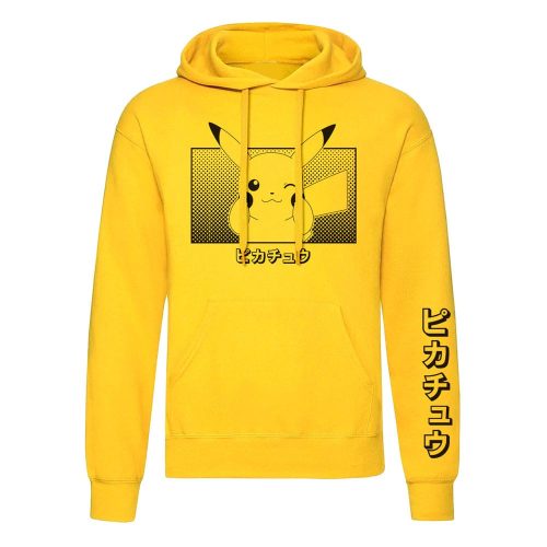 Pokemon Hooded Sweater Pikachu Katakana Size M