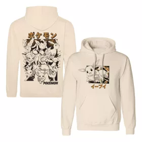 Pokémon Hooded Sweater Eevee Evolutions Katakana Size S