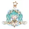 Hatsune Miku Acrylic Kulcstartó Kawaii Autumn Time