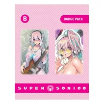 Super Sonico kitűzők