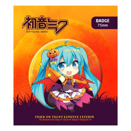 Hatsune Miku Pin Badge Halloween Limited Edition Hatsune Miku