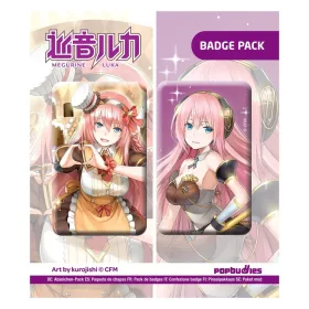 Vocaloid Button 2-Pack Megurine Luka (Art by kurojish)