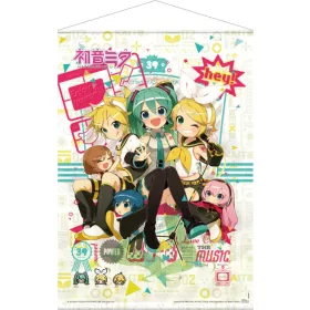Vocaloid Wallscroll Hey! Piapro Characters 50 x 70 cm