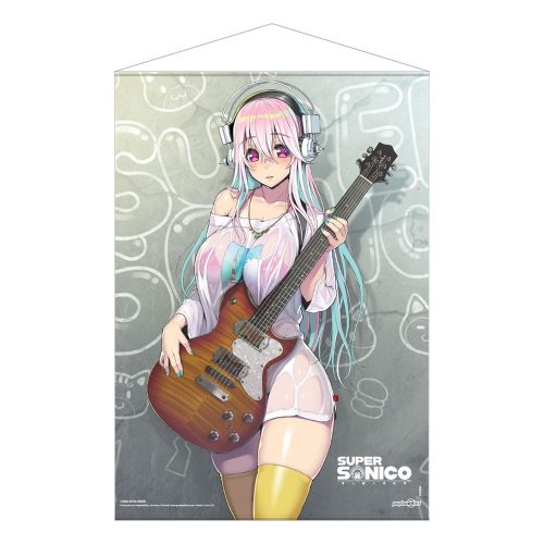 Super Sonico Plakát Super Sonico with Guitar 50 x 70 cm