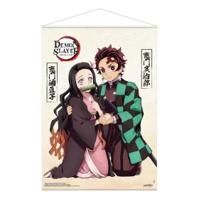   Demon Slayer: Kimetsu no Yaiba Wallscroll Tanjiro & Nezuko Kamado 50 x 70 cm
